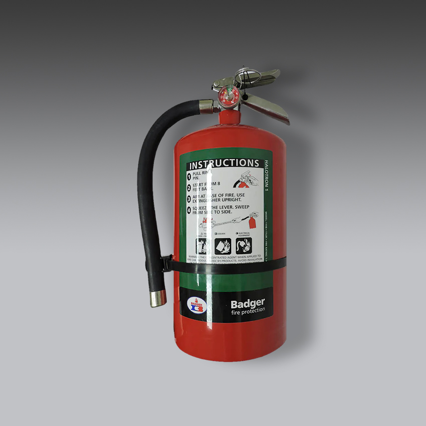 extintores para la seguridad industrial extintor de halotron de 11lb modelo c290013 marca badger