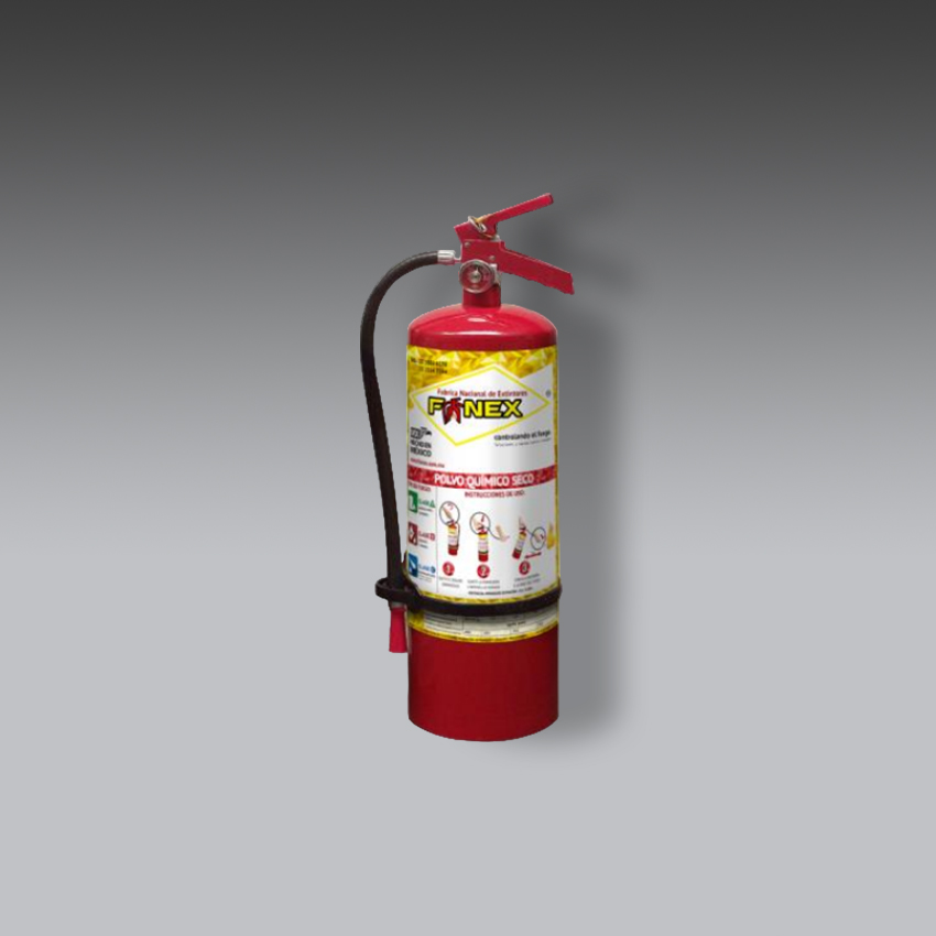 extintores para la seguridad industrial extintor industrial pqs 6kg modelo ep06e marca fanex